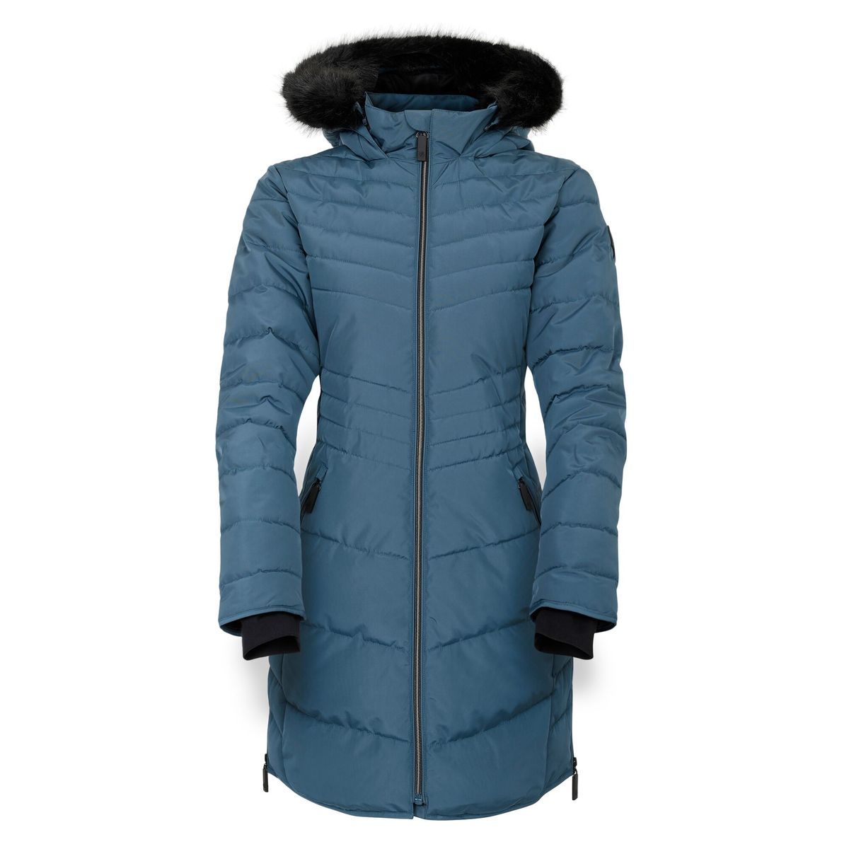 Dare 2B - "Striking IIII" Steppjacke Midi-Länge für Damen (Oriongrau)