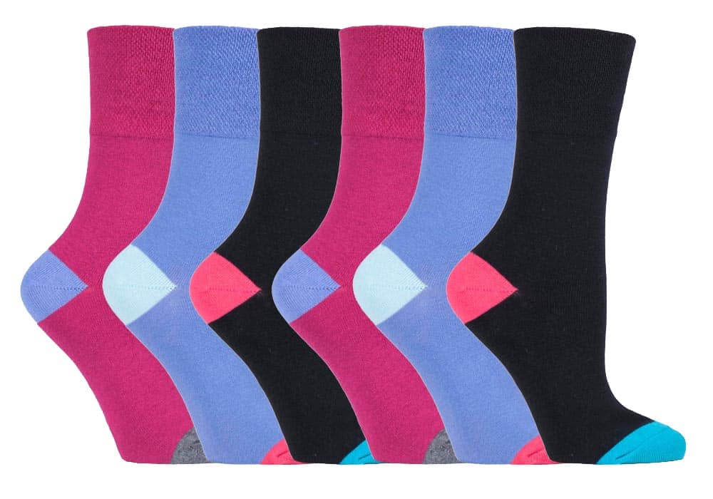Gentle Grip - 6 Paar Damen Gentle Grip nicht elastische Socken - GG188