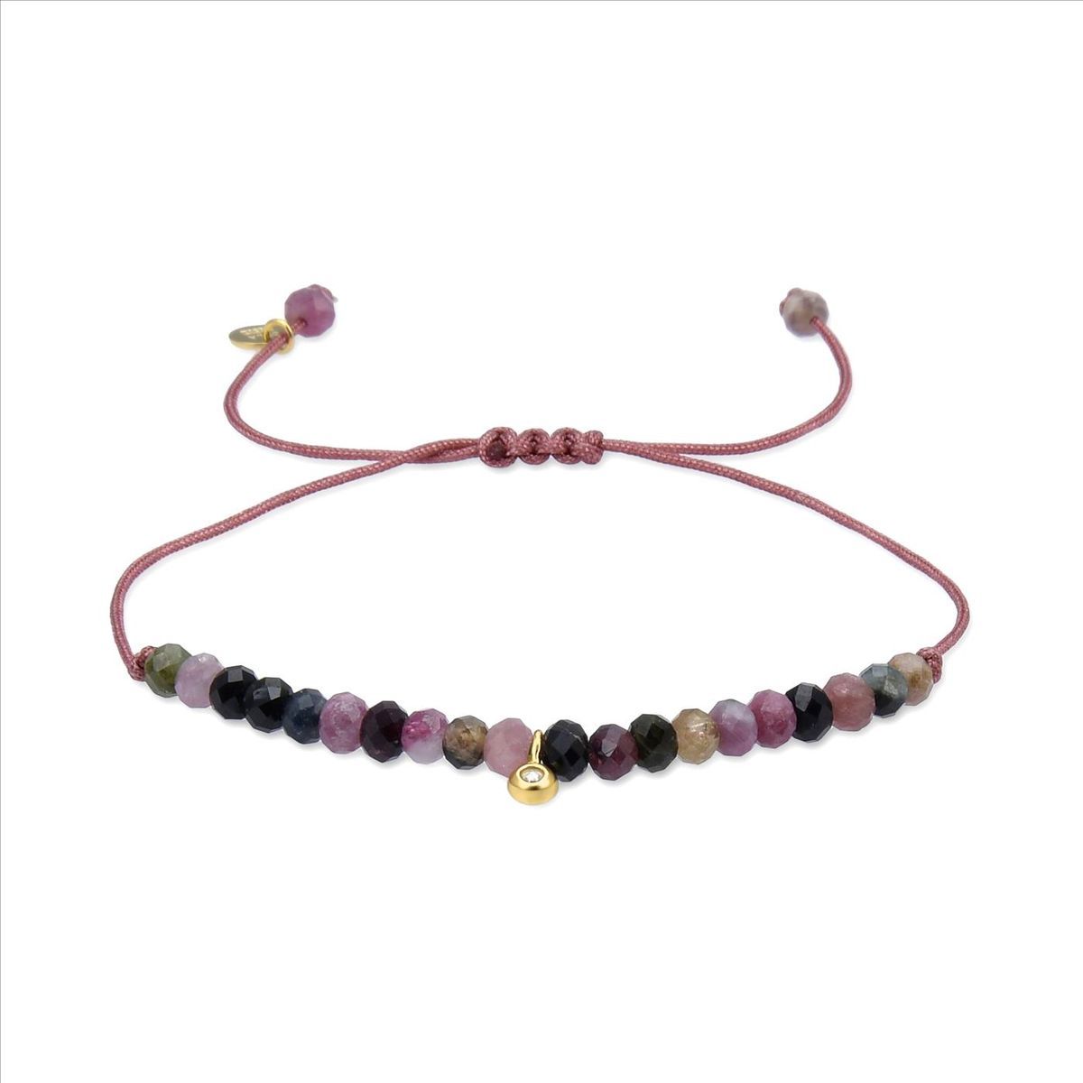 Kristallperlen Armband aus Sterlingsilber