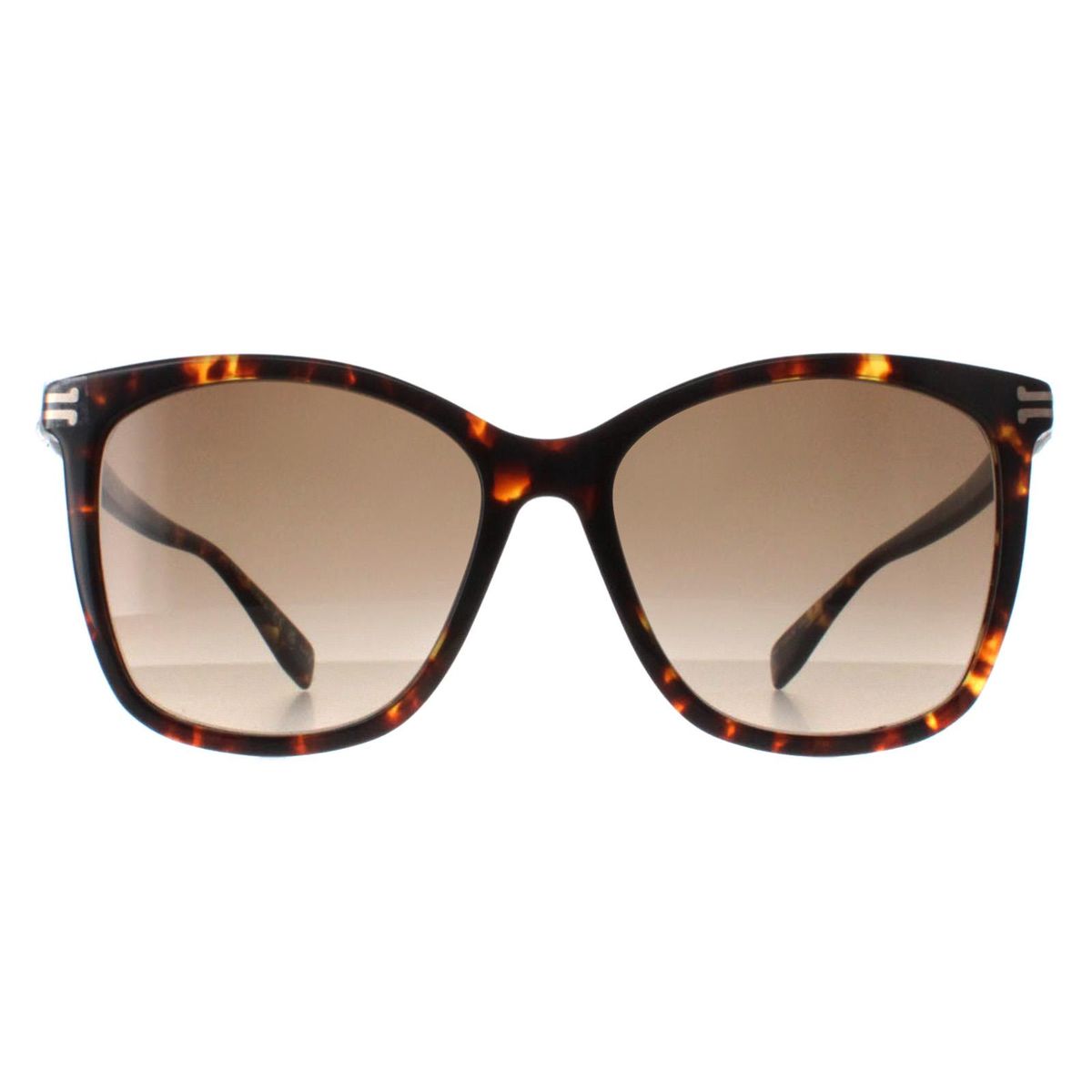 Havannabraune Sonnenbrille mit Farbverlauf