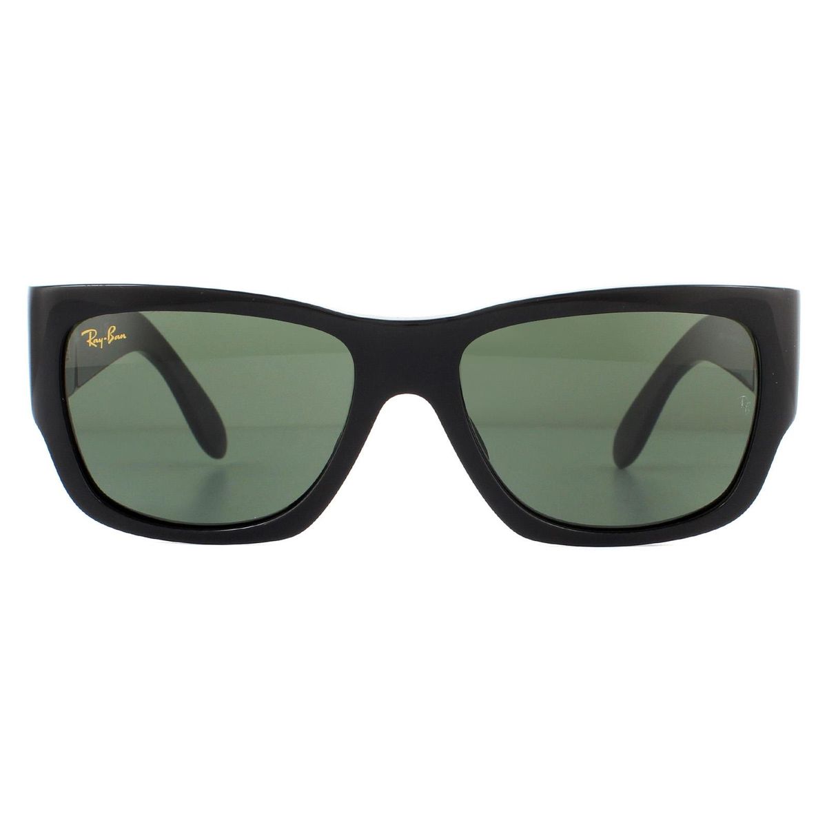 Sonnenbrille mit quadratischem Rahmen und dicken Bügeln