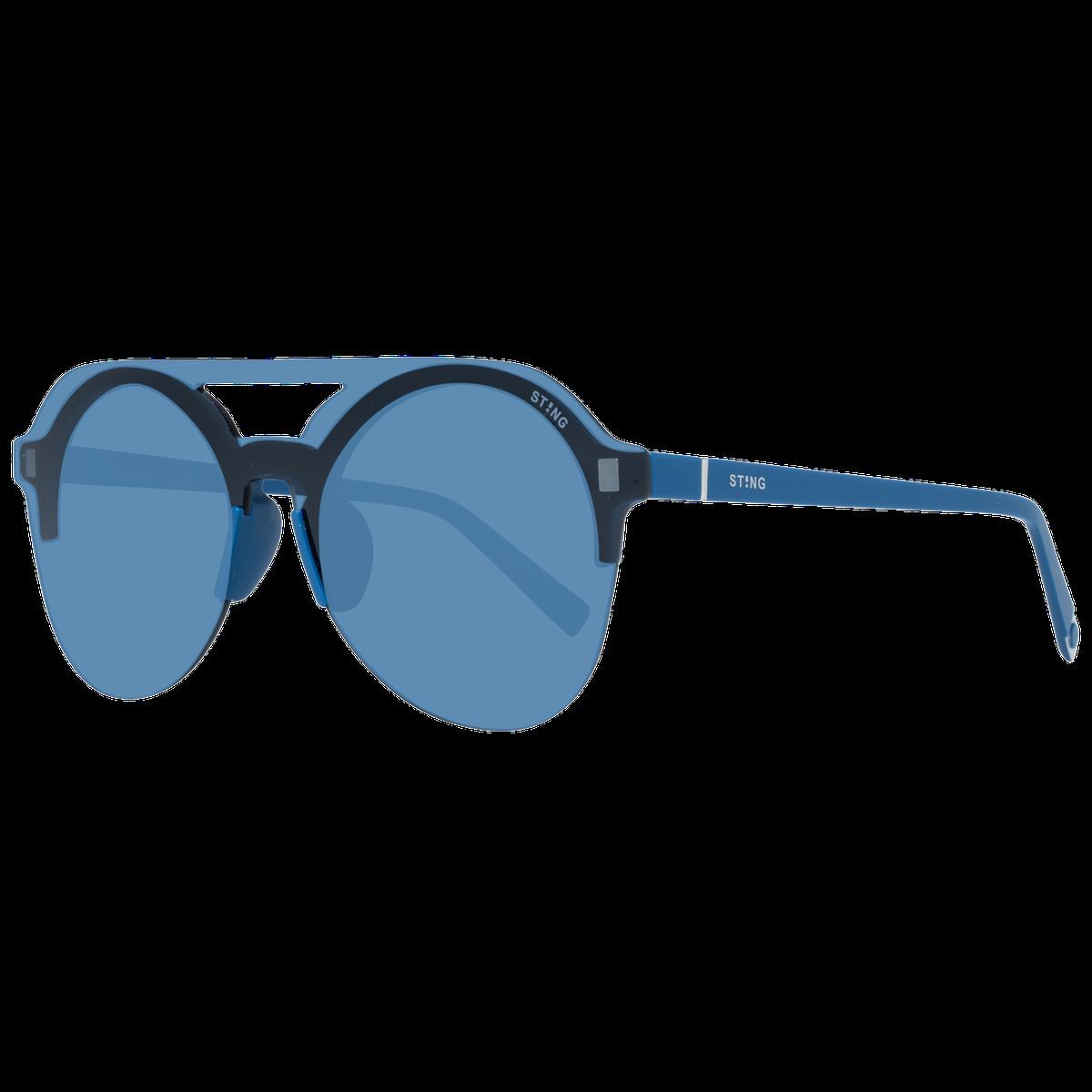 Pilotenbrille mit blauen Spiegelgläsern