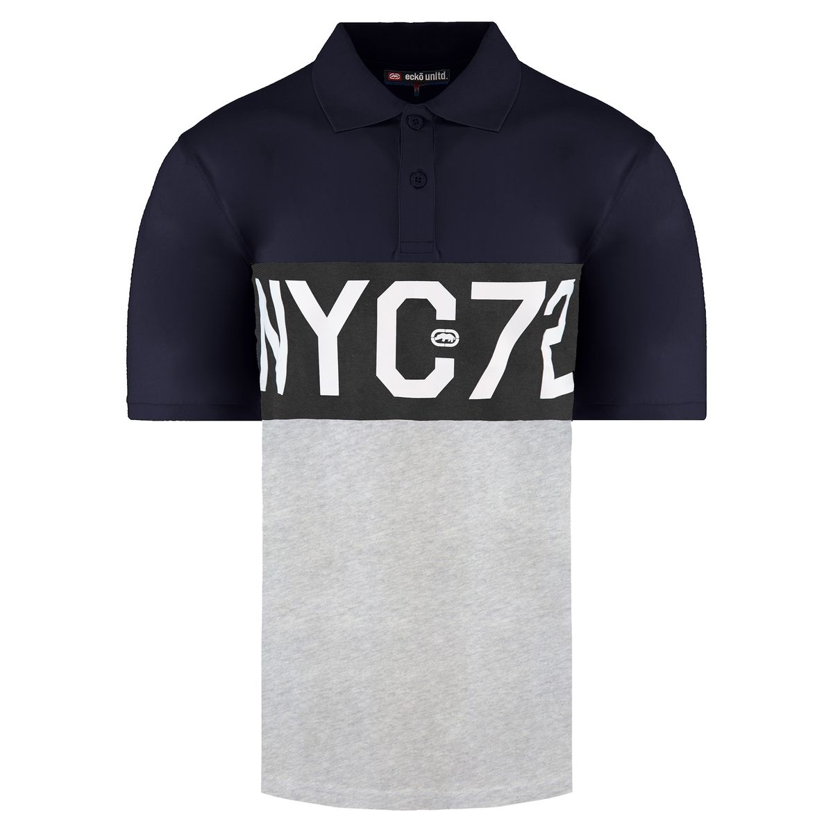 Herren Poloshirt mit Farbblock