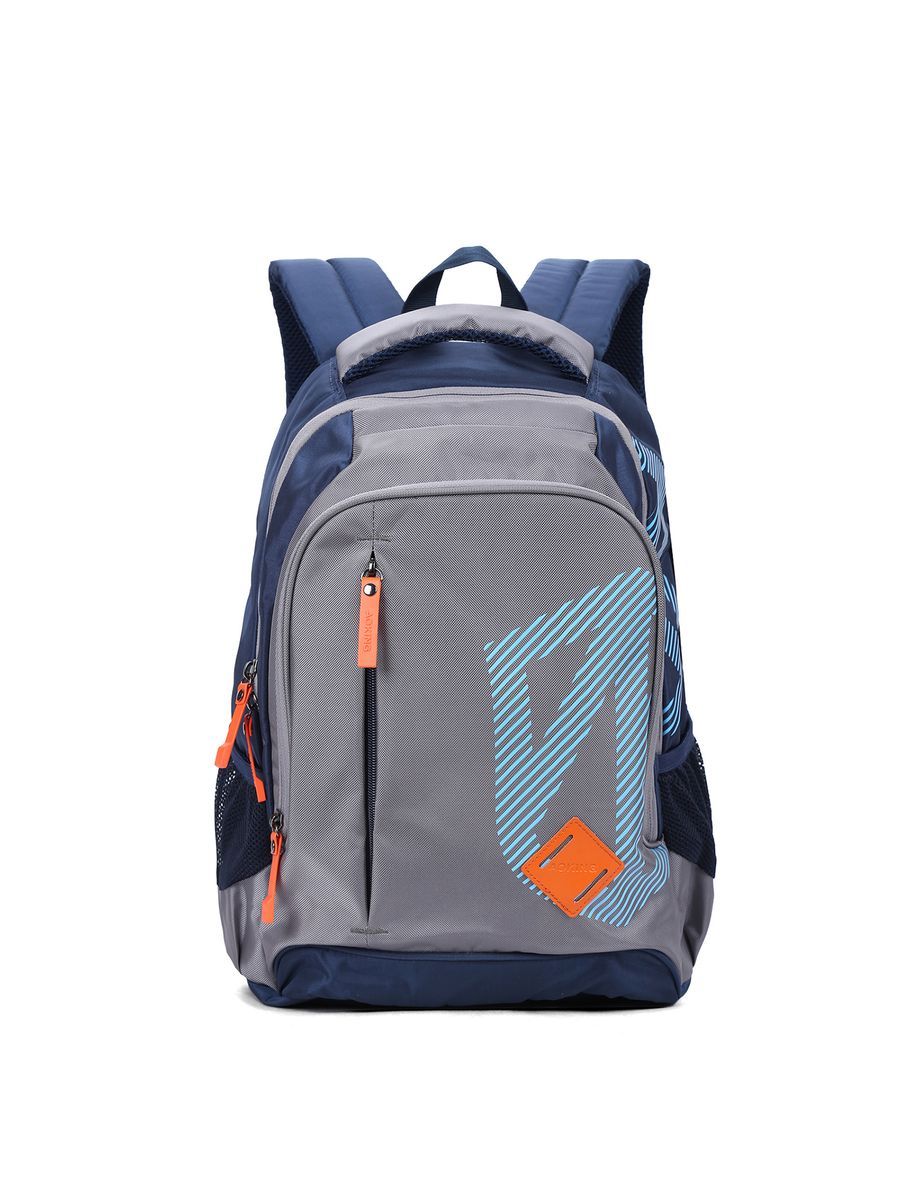 Unisex Rucksack mit Reißverschlusstaschen