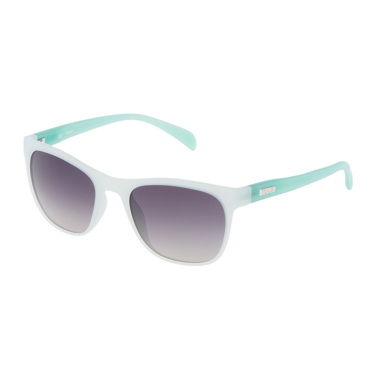 Sonnenbrille mit quadratischem Rahmen und Farbverlaufsgläsern