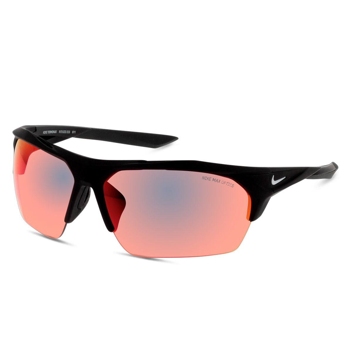 Sportliche Halbrand-Wrap-Sonnenbrille