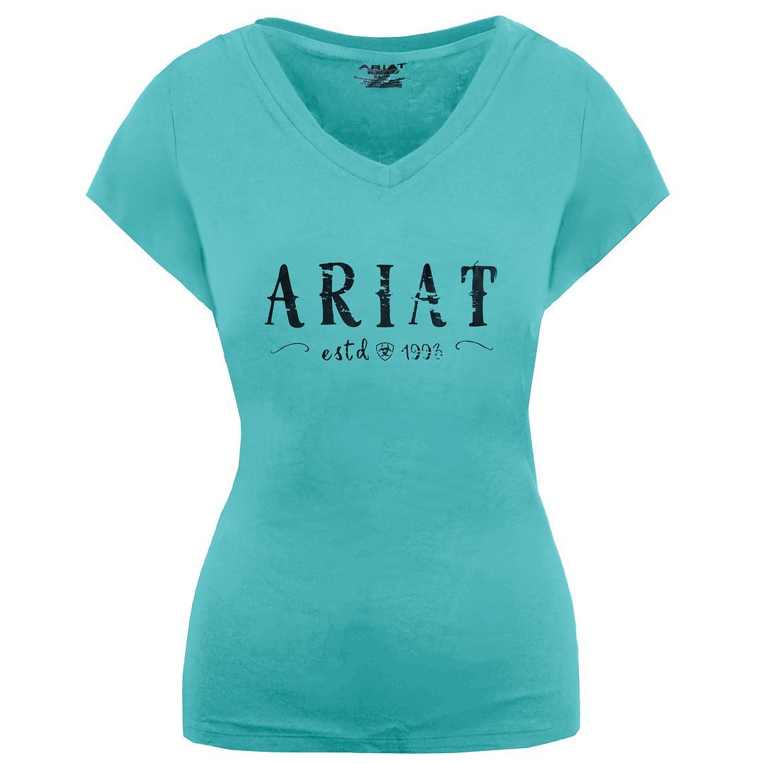 Damen Grafik T-Shirt mit Logo