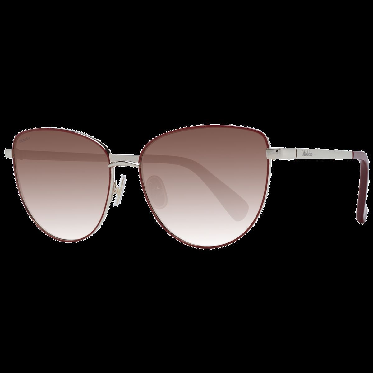 Cat-Eye Sonnenbrille mit Metallrahmen