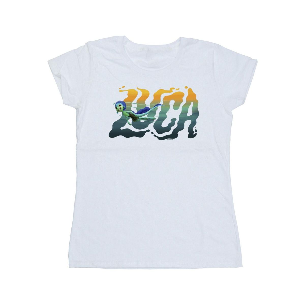 Luca Swim Grafik T-Shirt für Damen