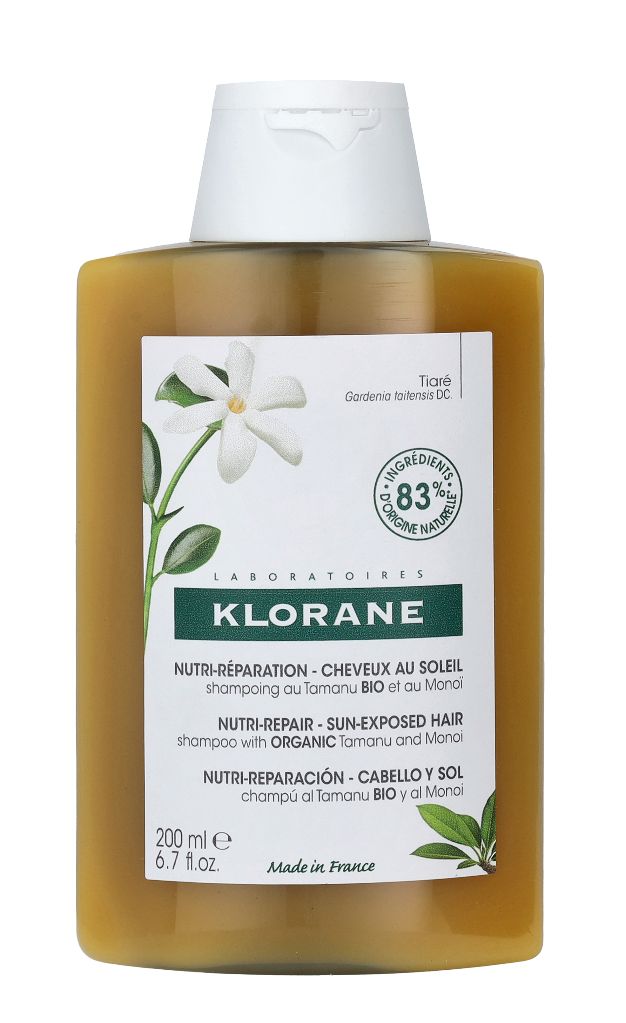 Klorane Polysianes Nutritional Shampoo.