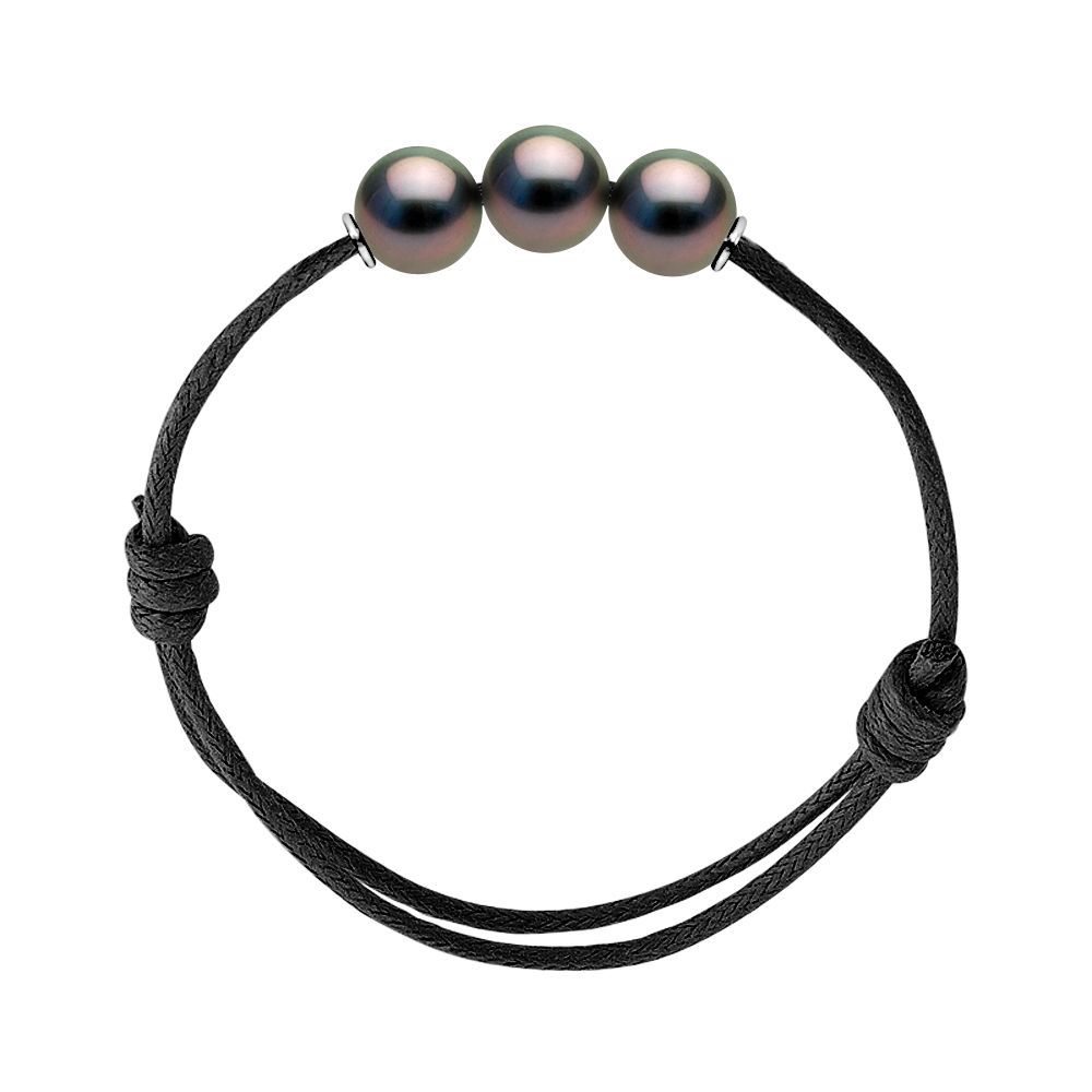 Tahitiperle Sterling Silber Armband