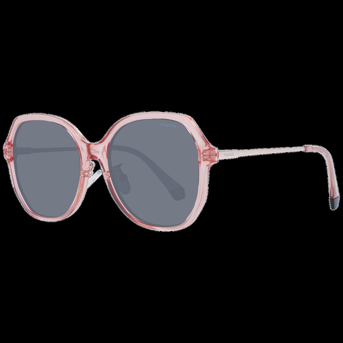 Eckige blassrosa Sonnenbrille