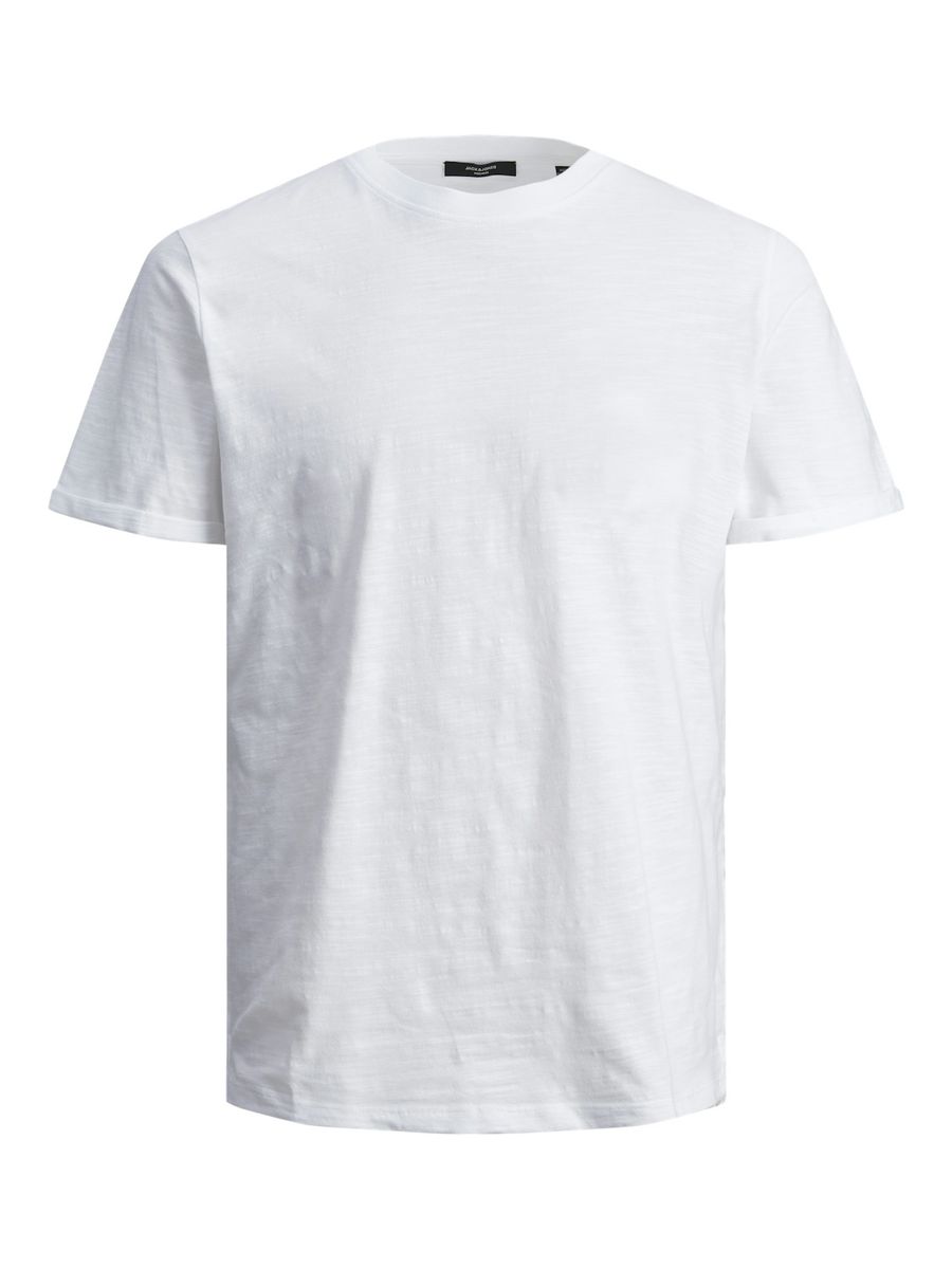 Klassisches Baumwoll-T-Shirt mit Rundhalsausschnitt