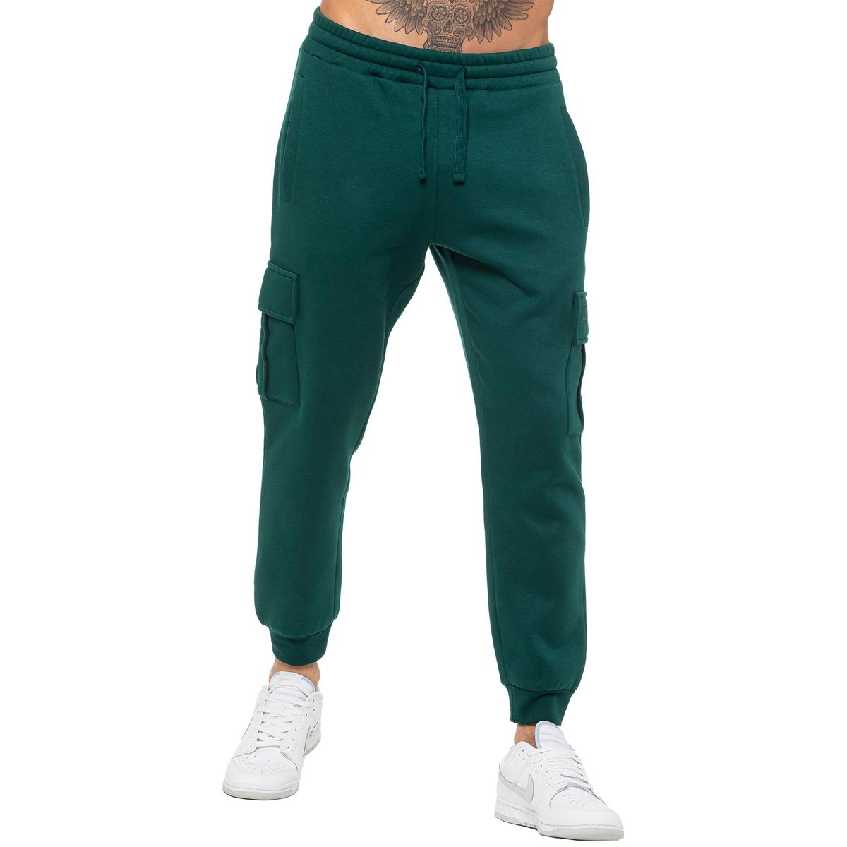 Cargo-Jogginghose mit Fleece-Futter