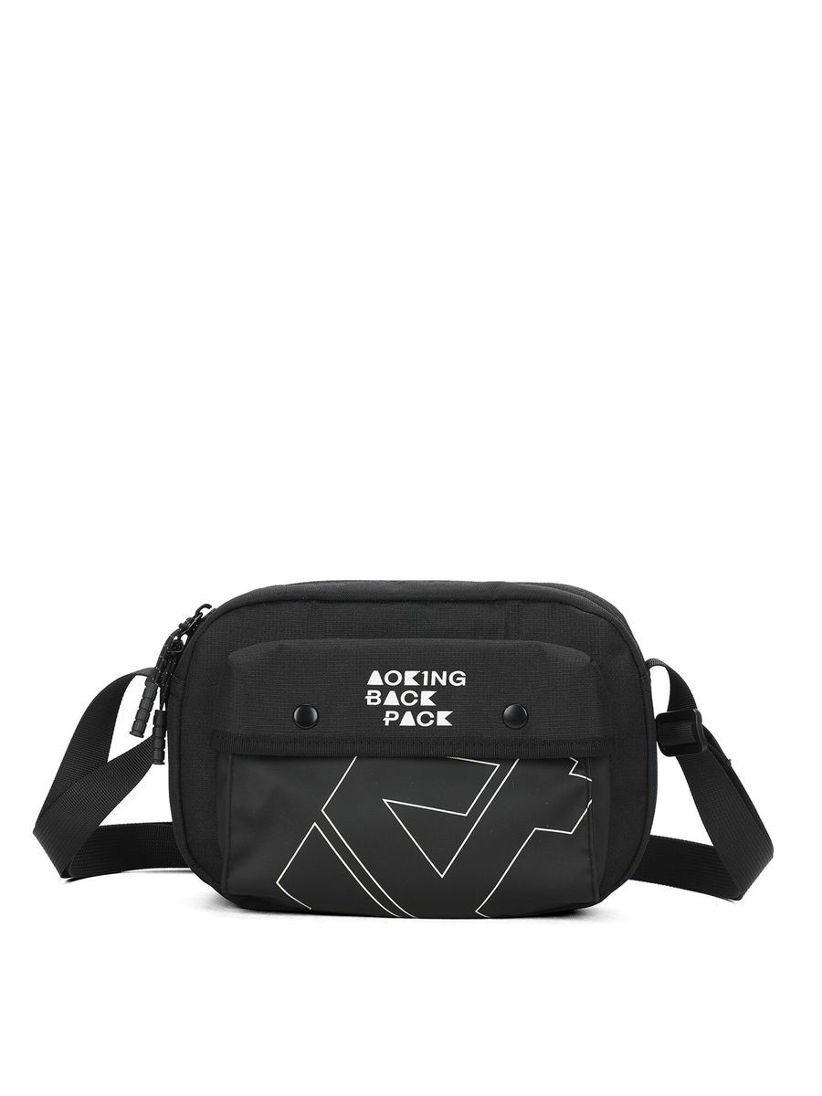 Unisex kleine Umhängetasche mit Aufdruck