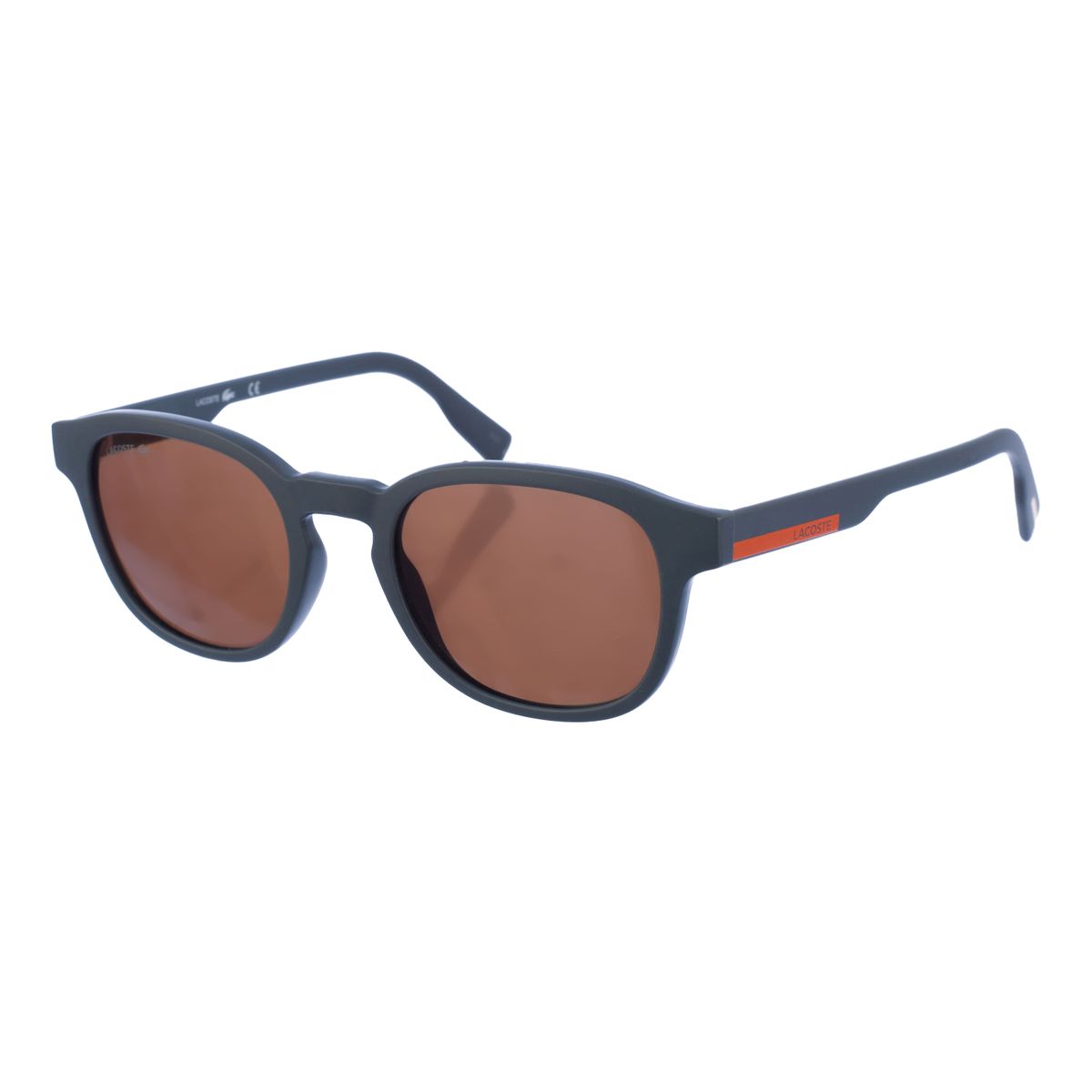 Runde Sonnenbrille mit Schildpattmuster