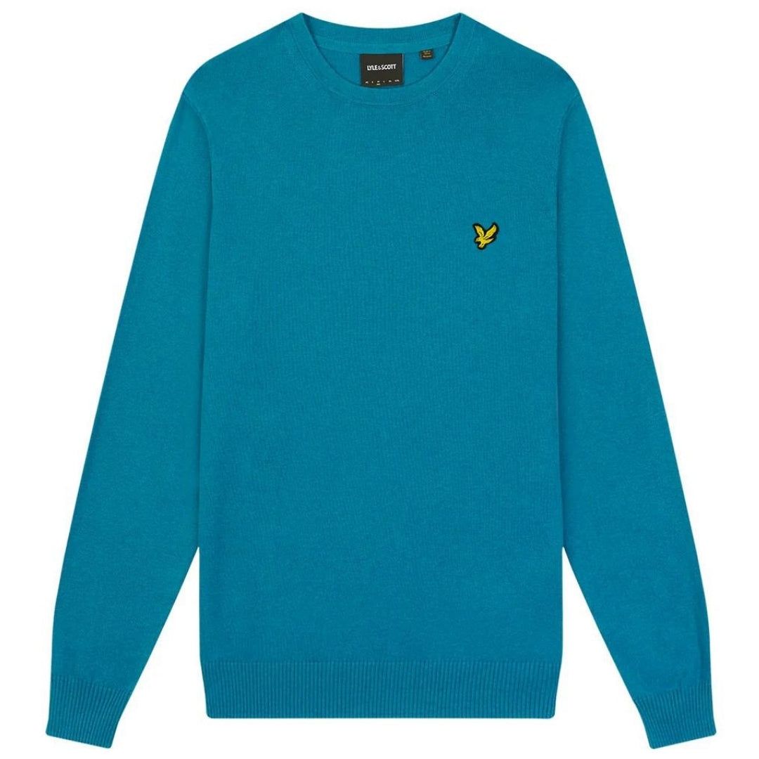 Klassischer Strickpullover mit Rundhalsausschnitt