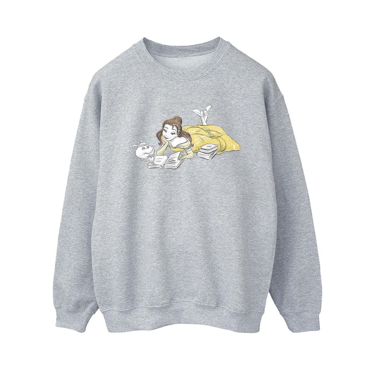 Belle Lesen Grafik Sweatshirt