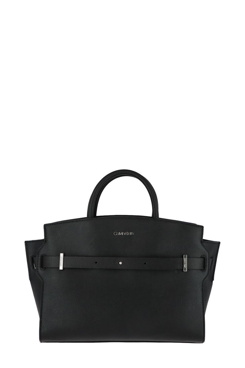 Strukturierte Satchel Handtasche mit Tragegriff