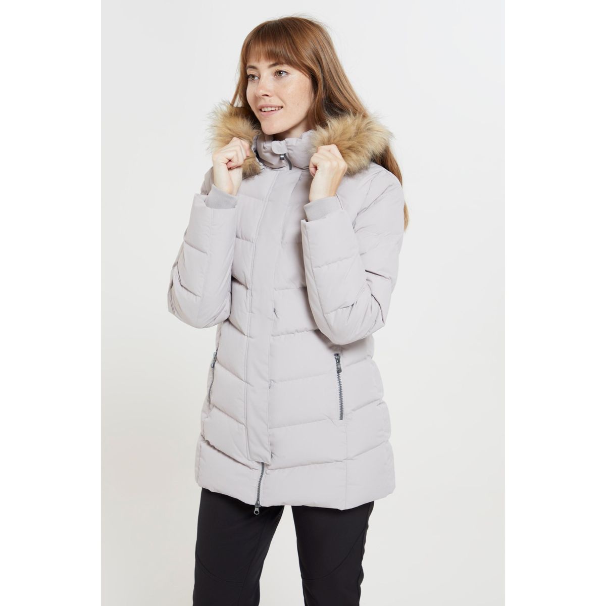 Mountain Warehouse Damen/Damen Isla II Lange Daunenjacke (Beige)