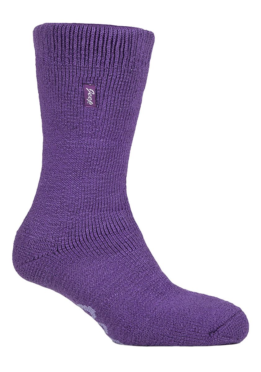 Damen Thermosocke | Jeep | Atmungsaktive Luxus gepolsterte Winterstiefelsocken für Damen - Violett