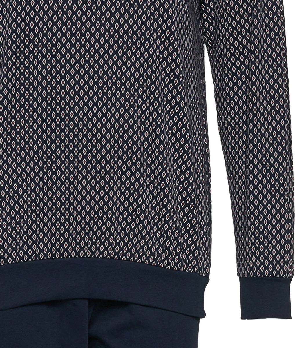 GÖTZBURG Schlafanzug, minimal-print, für Herren, blau, 50