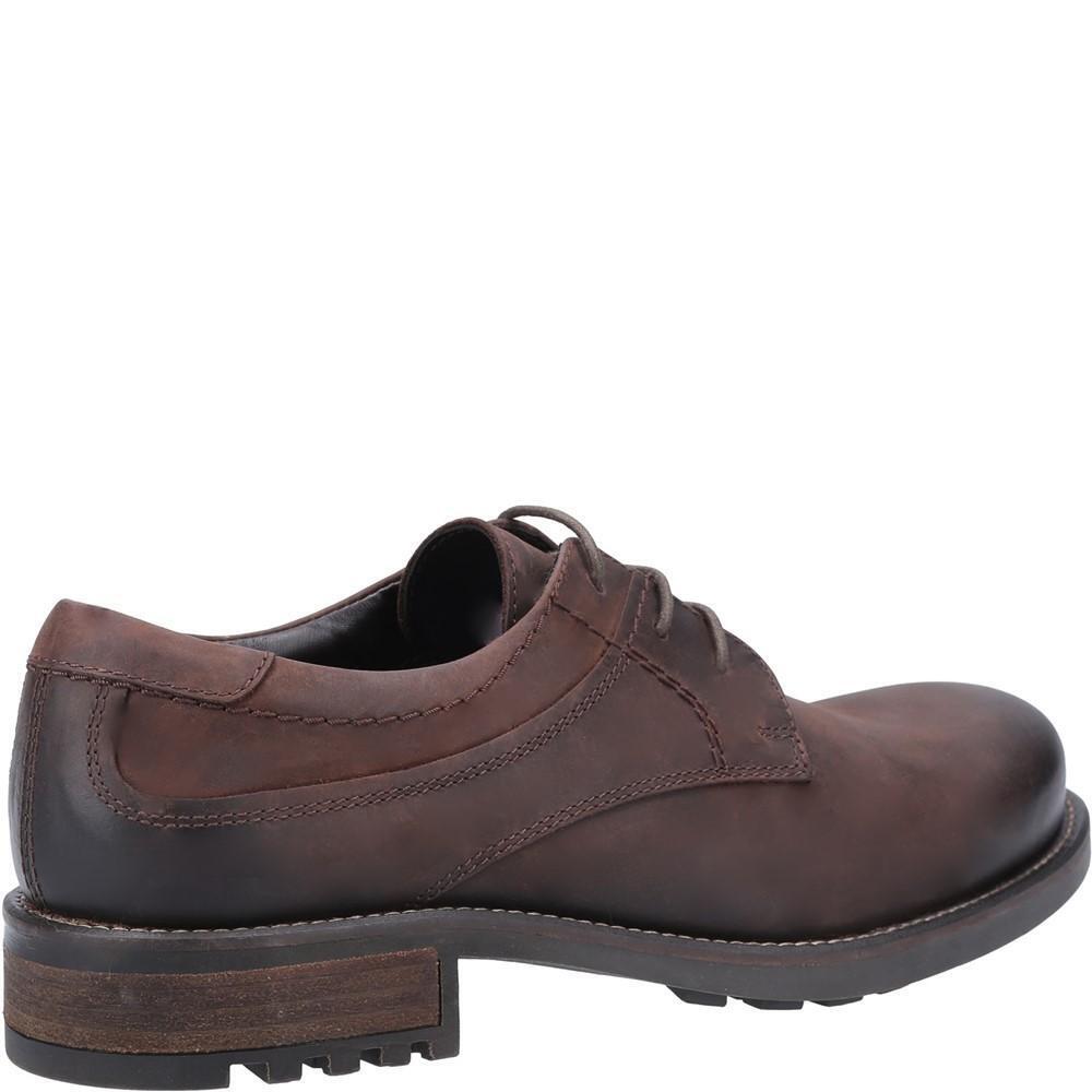 Wasserdichte Nubukleder-Derbyschuhe