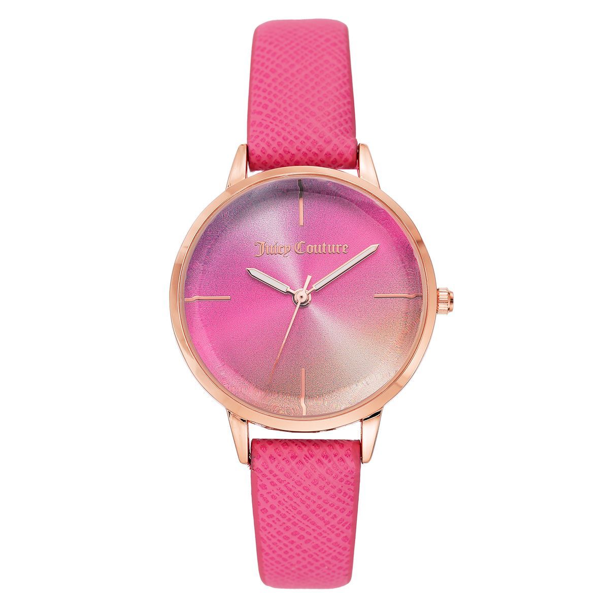 Elegante Damenuhr in Roségold-Optik