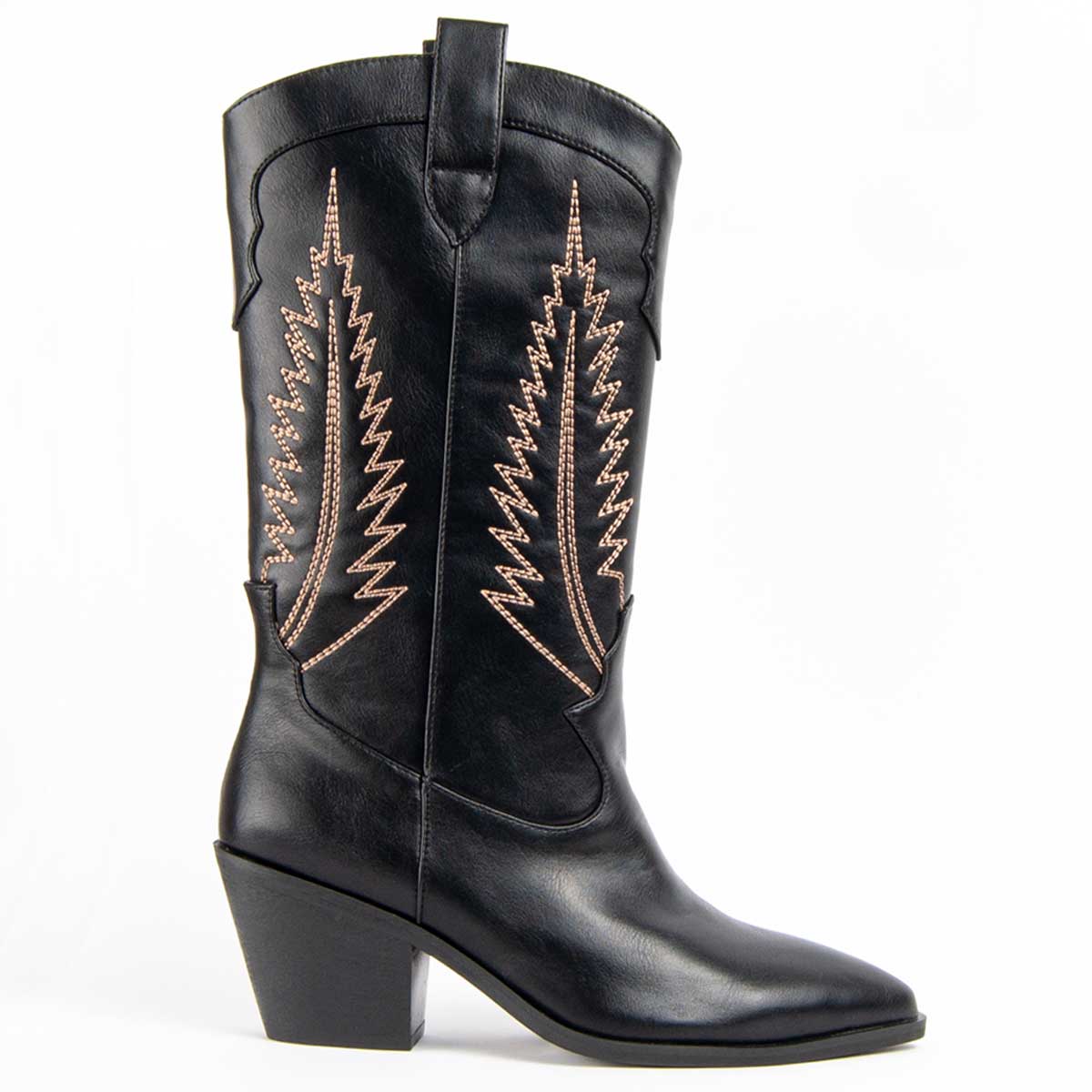 Bestickte Cowboystiefel im Western-Stil