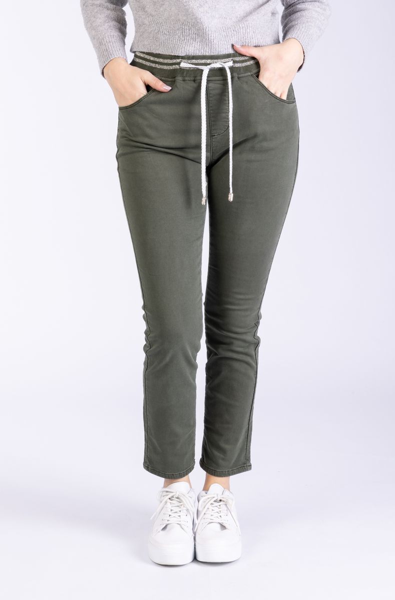 Khaki Non-Denim Jogginghose