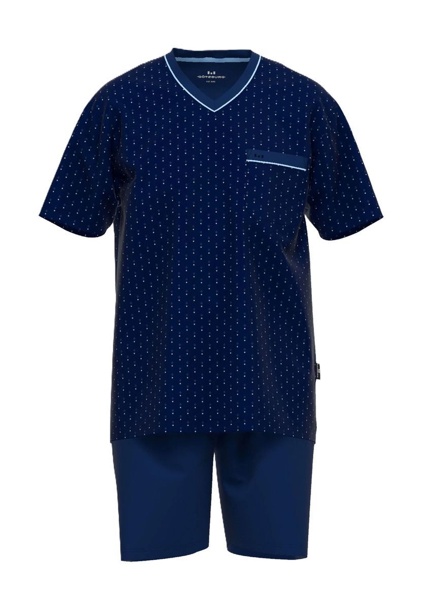 Herren Schlafanzug Kurzarm Set