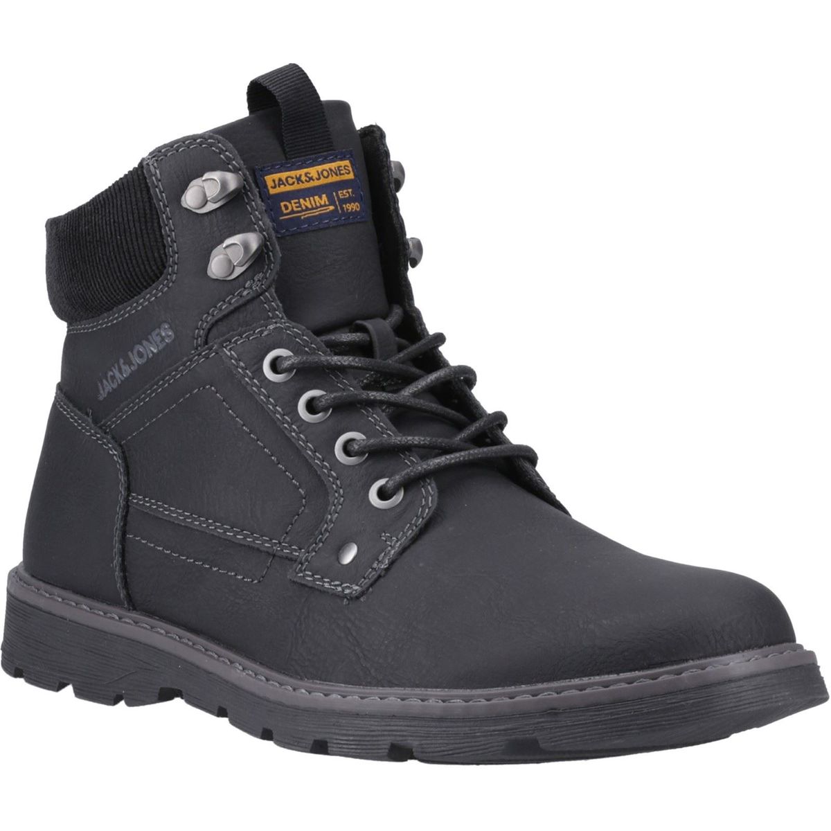 Jack & Jones Stratford Polyurethan-Stiefel für Männer in Anthrazit