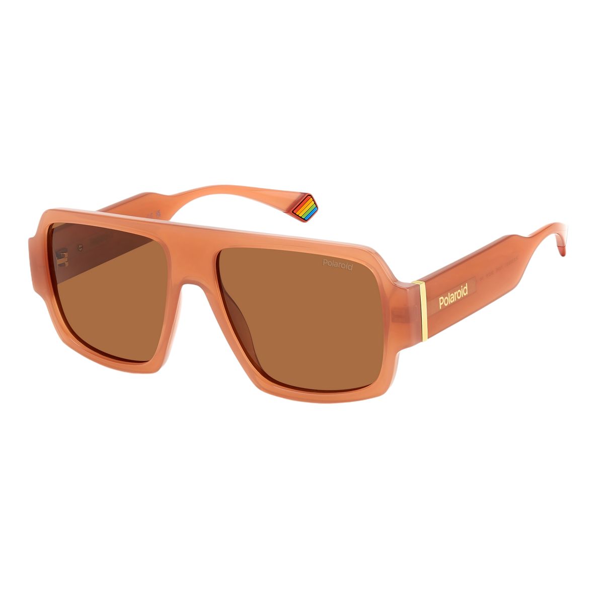 Quadratische Unisex-Sonnenbrille