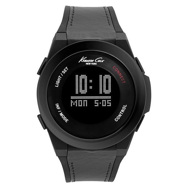 Moderne schwarze digitale Smartwatch