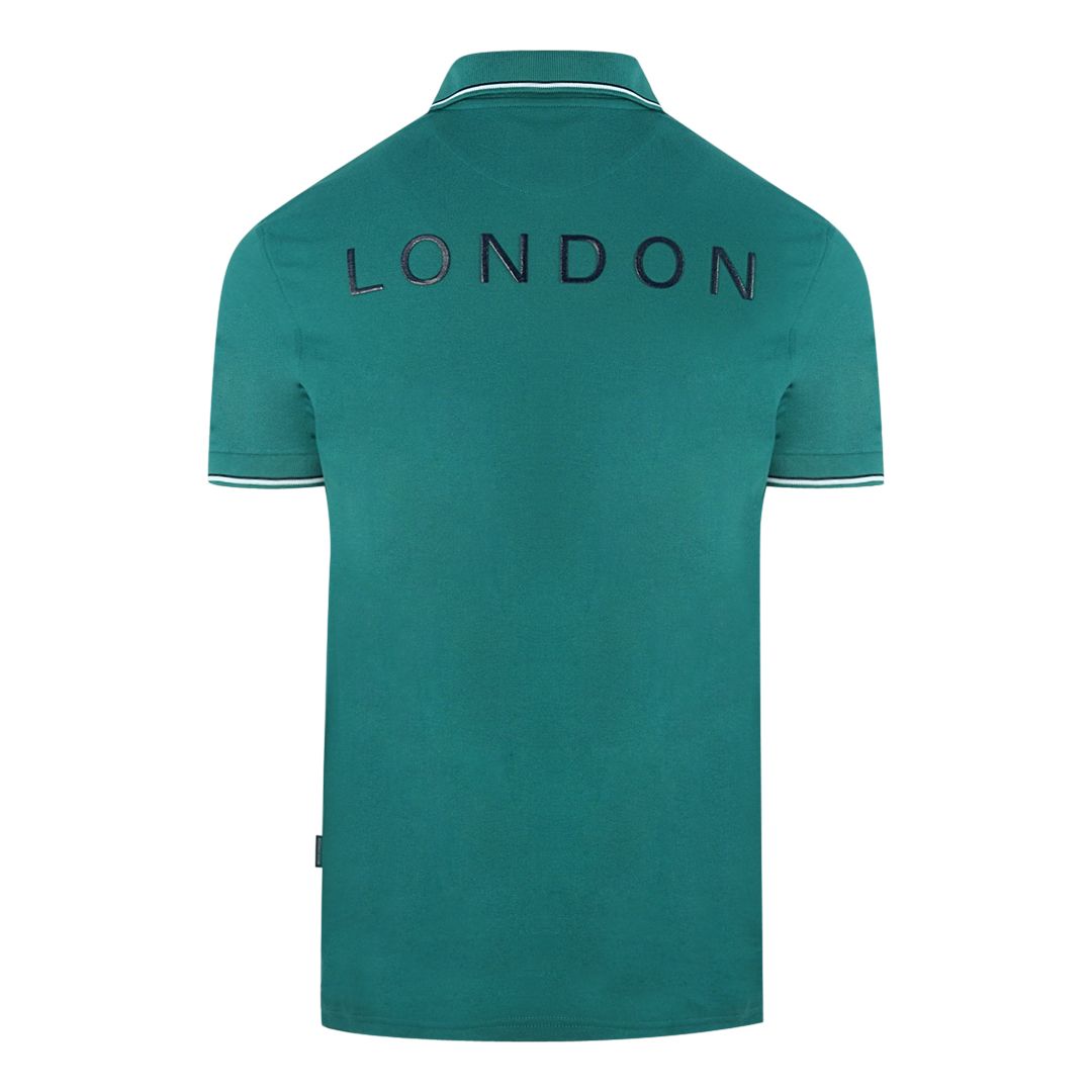 Poloshirt mit Wappen-Logo und Paspelierung