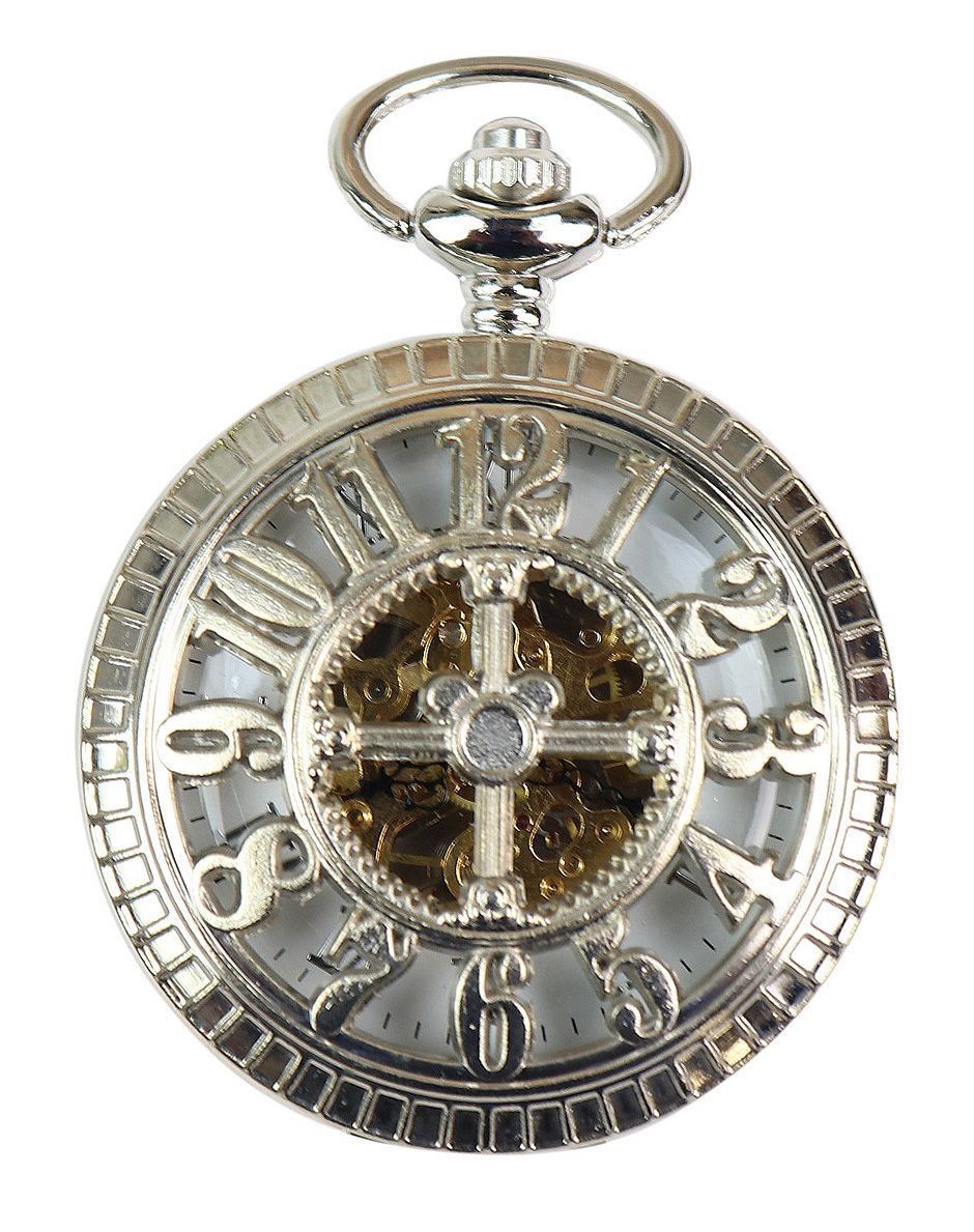 Vintage Skelett Mechanische Taschenuhr