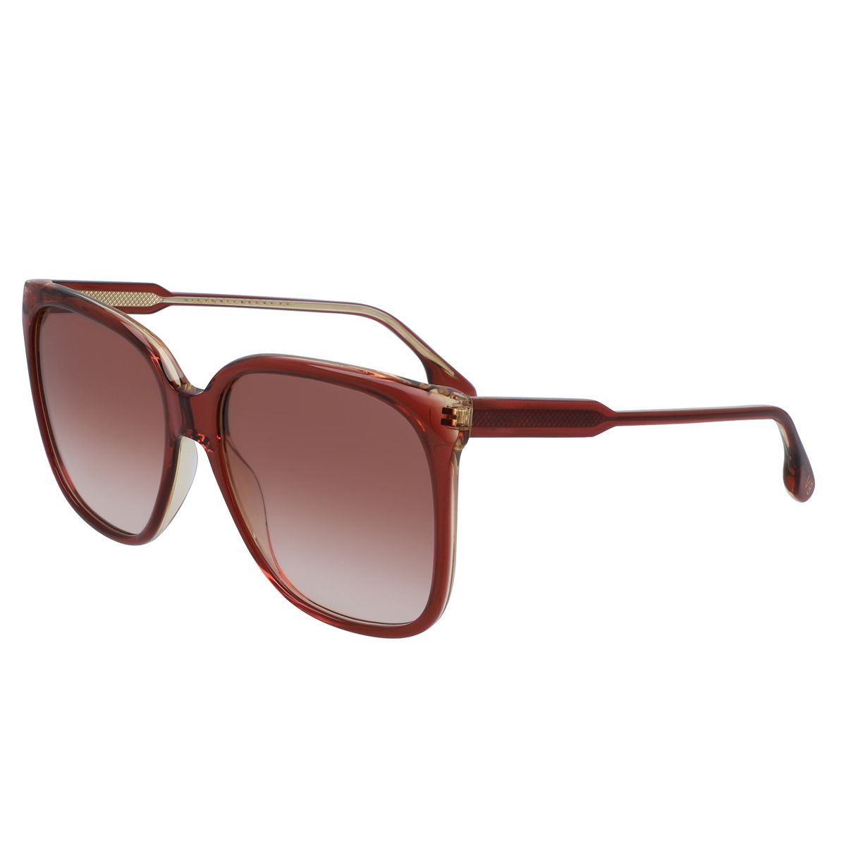 Oversized Quadratische Acetat-Sonnenbrille