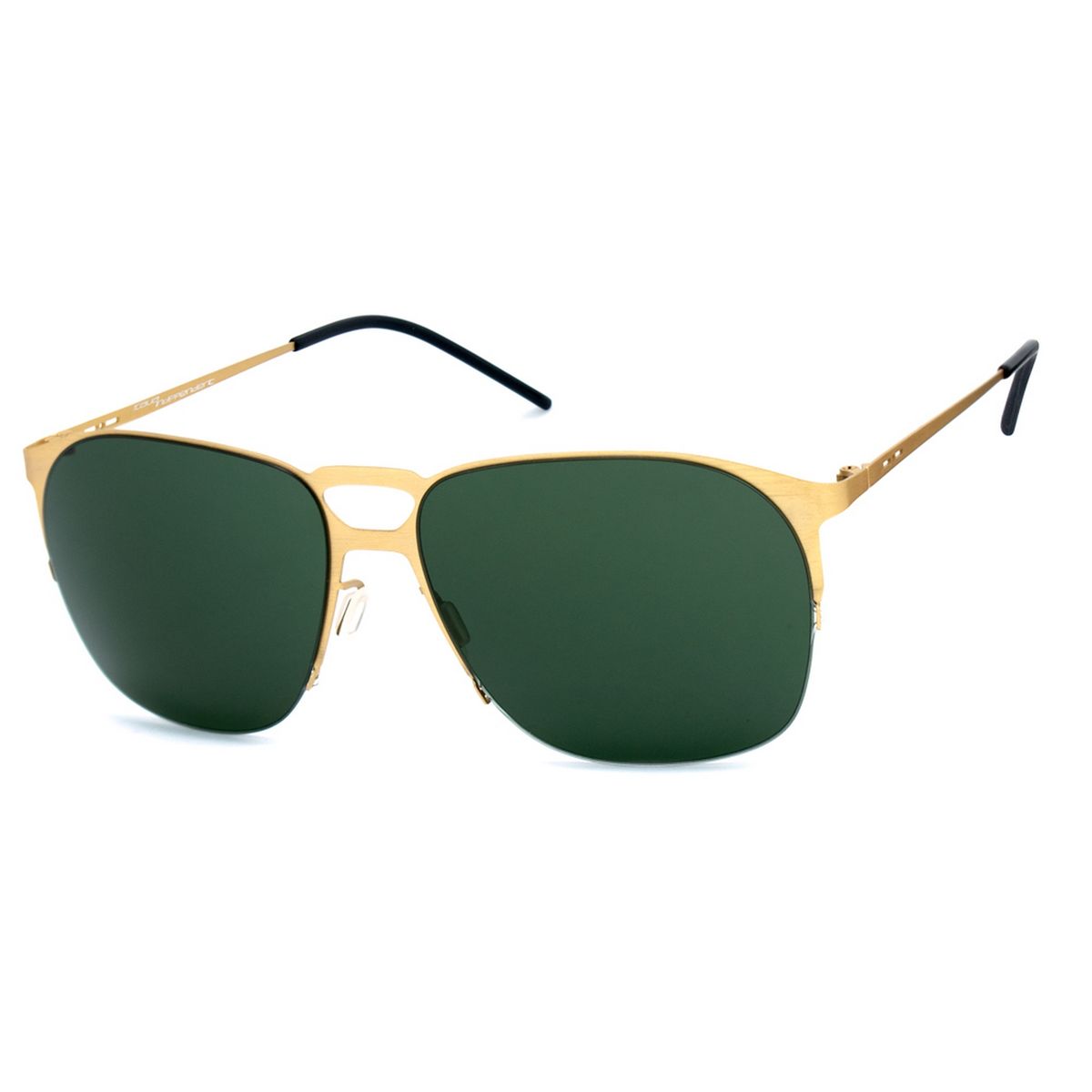 Quadratische Pilotenbrille mit Metallrahmen