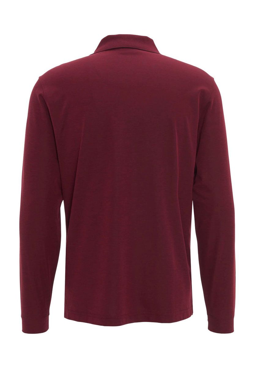 Klassisches Langarm Poloshirt