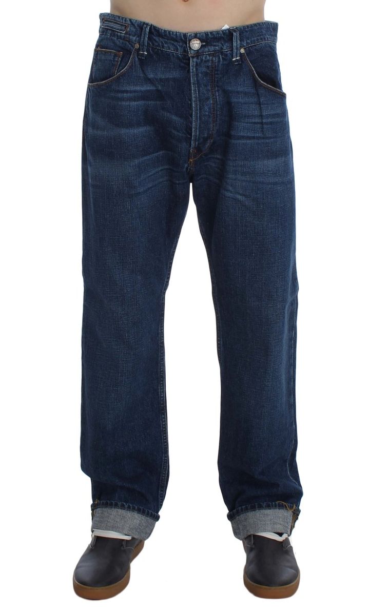 Baggy Locker Geschnittene Herren Jeans
