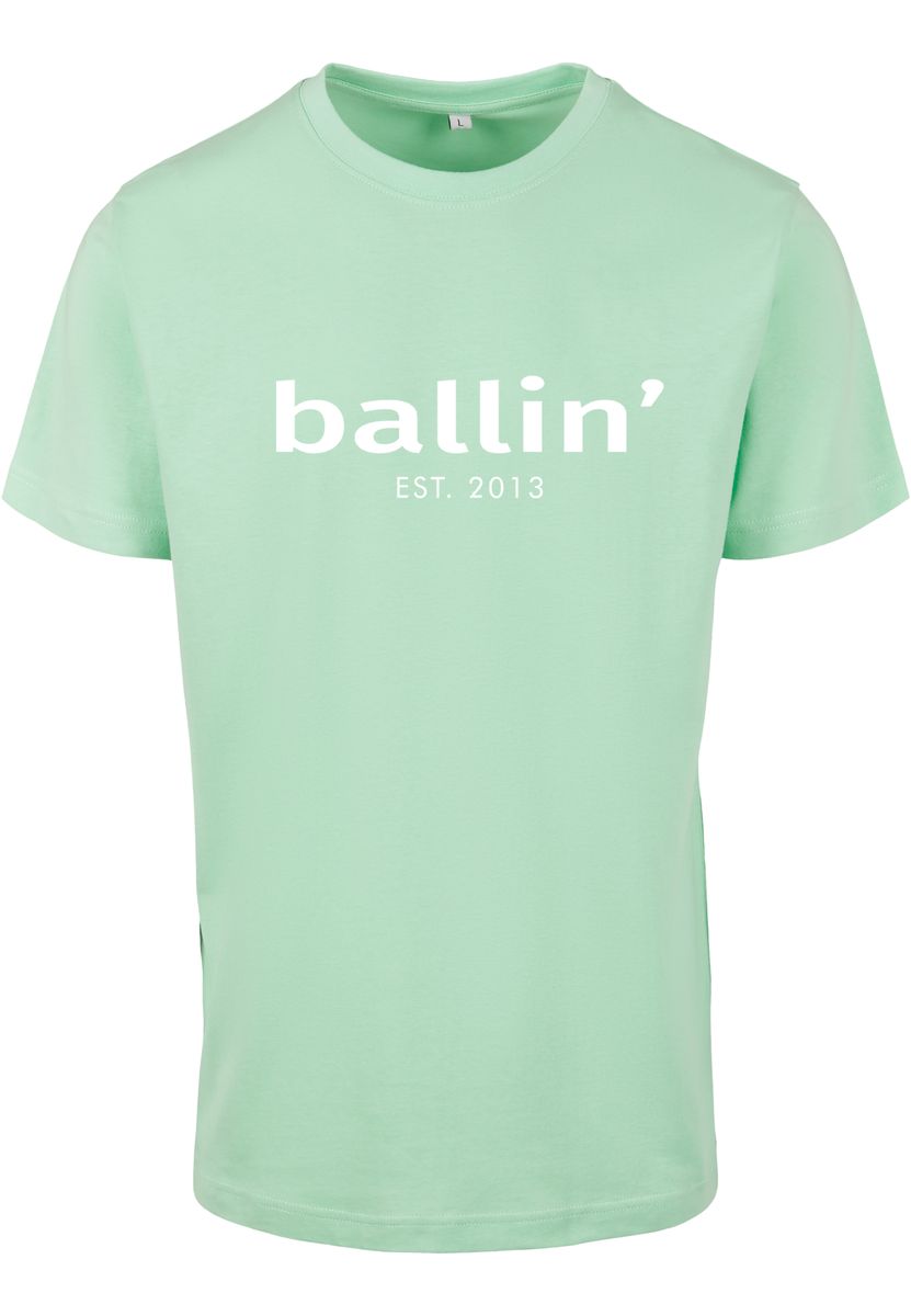 Mintgrünes T-Shirt mit Grafikprint