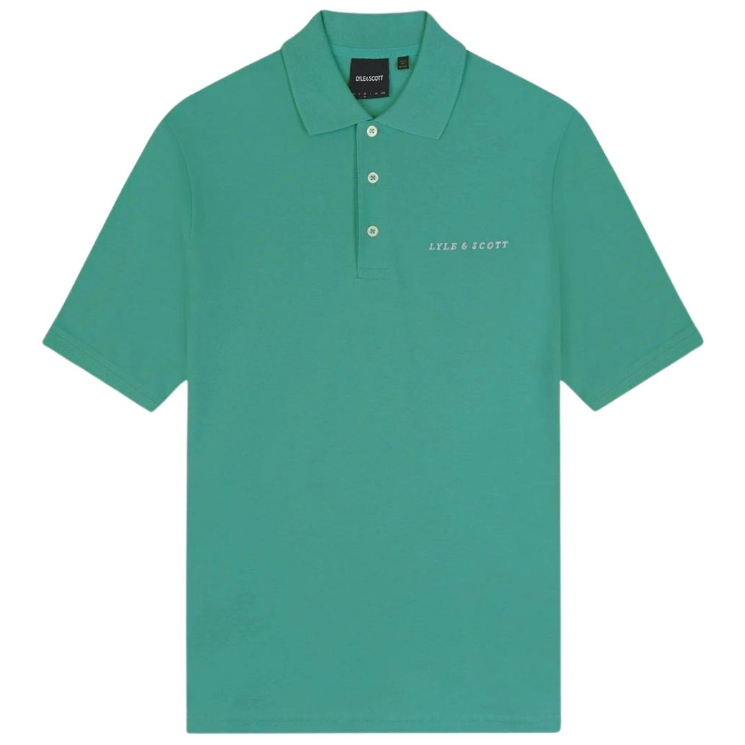 Klassisches Poloshirt mit gesticktem Logo