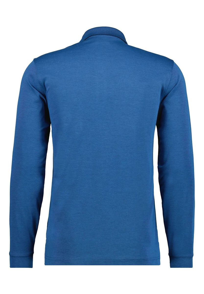 Klassisches Langarm Poloshirt