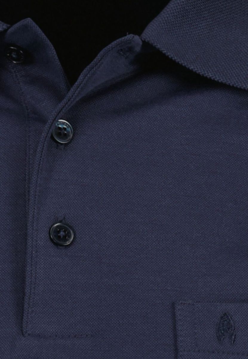 Klassisches Langarm Poloshirt