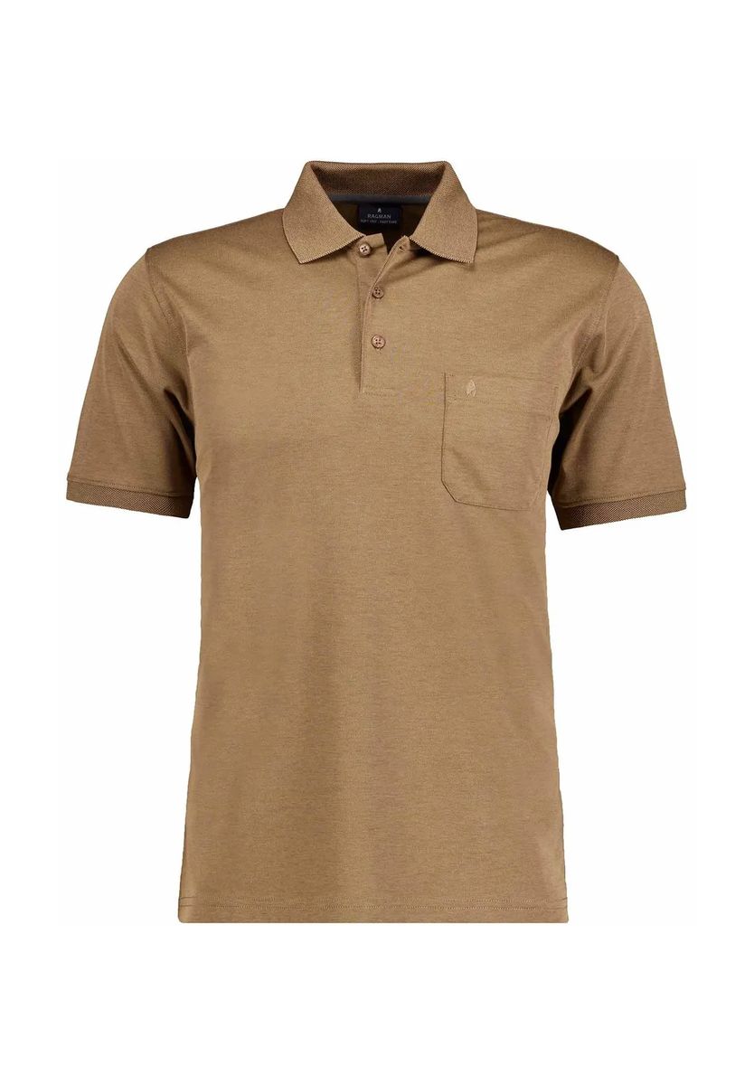 Klassisches Poloshirt mit Brusttasche