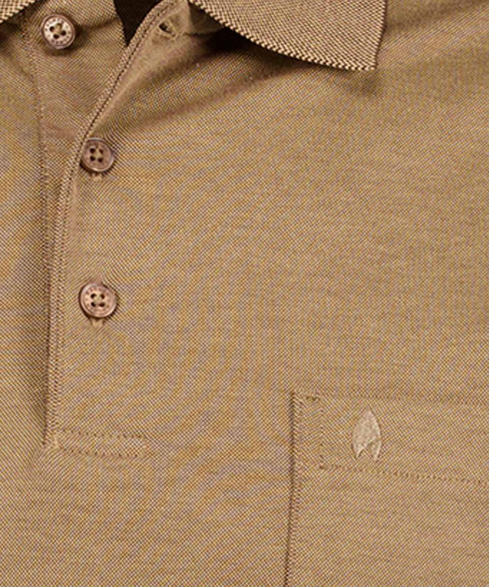 Klassisches Poloshirt mit Brusttasche
