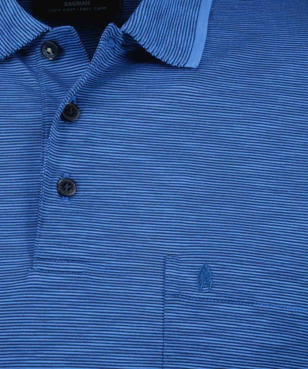 Klassisches Poloshirt mit Brusttasche