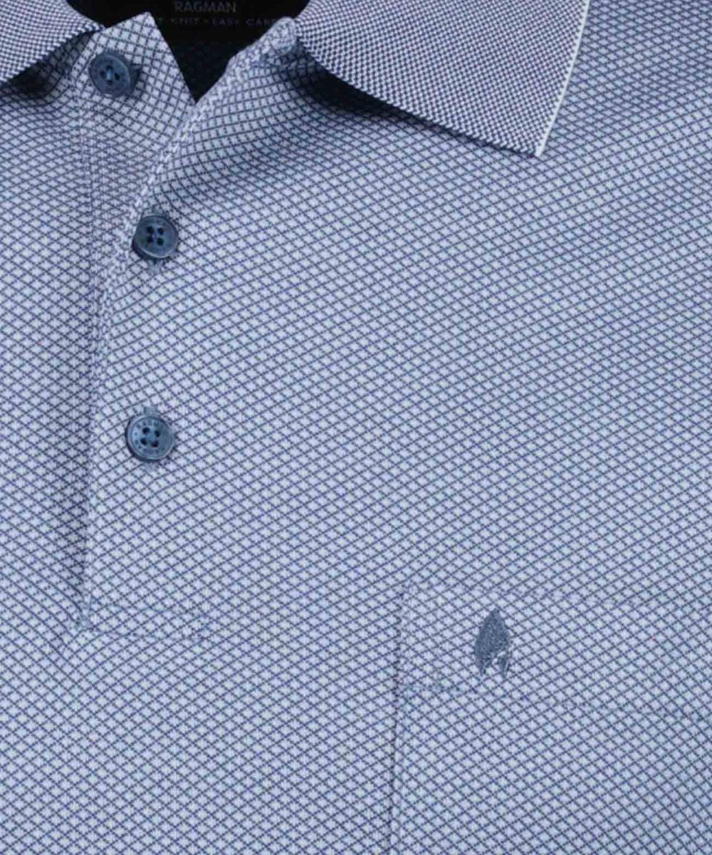Klassisches Poloshirt mit Brusttasche
