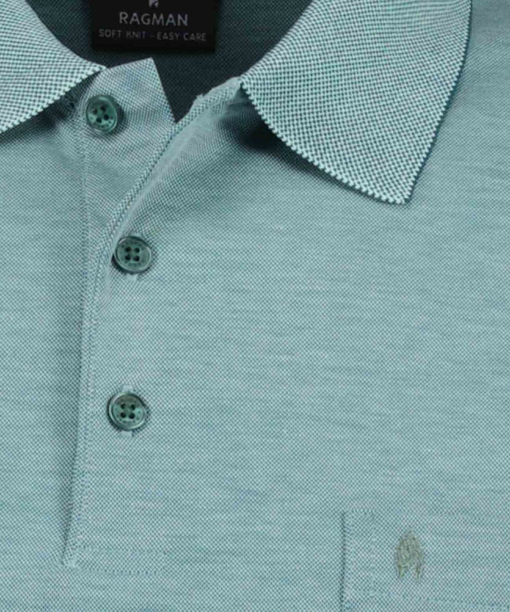 Klassisches Poloshirt mit Brusttasche