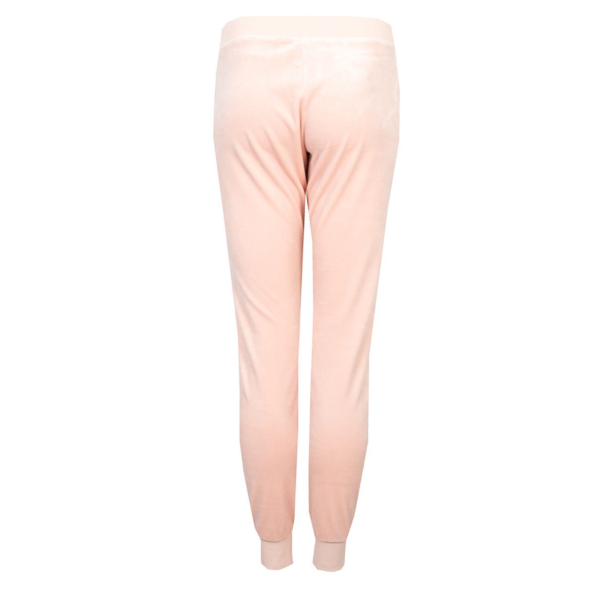 Schmal geschnittene Velours-Jogginghose